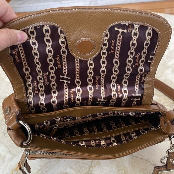 Tignanello Leather Organizer Shoulder Bag - Picture 10 of 14